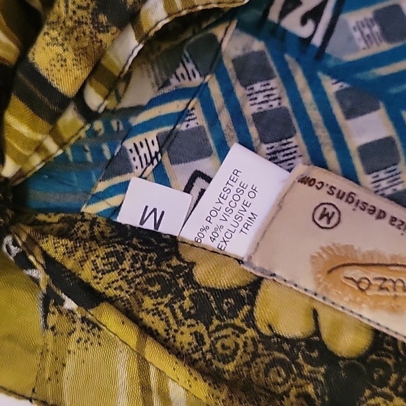 Kariza Olive Floral Wrap Interchangeable Cover-up Festival Skirt - Picture 9 of 12